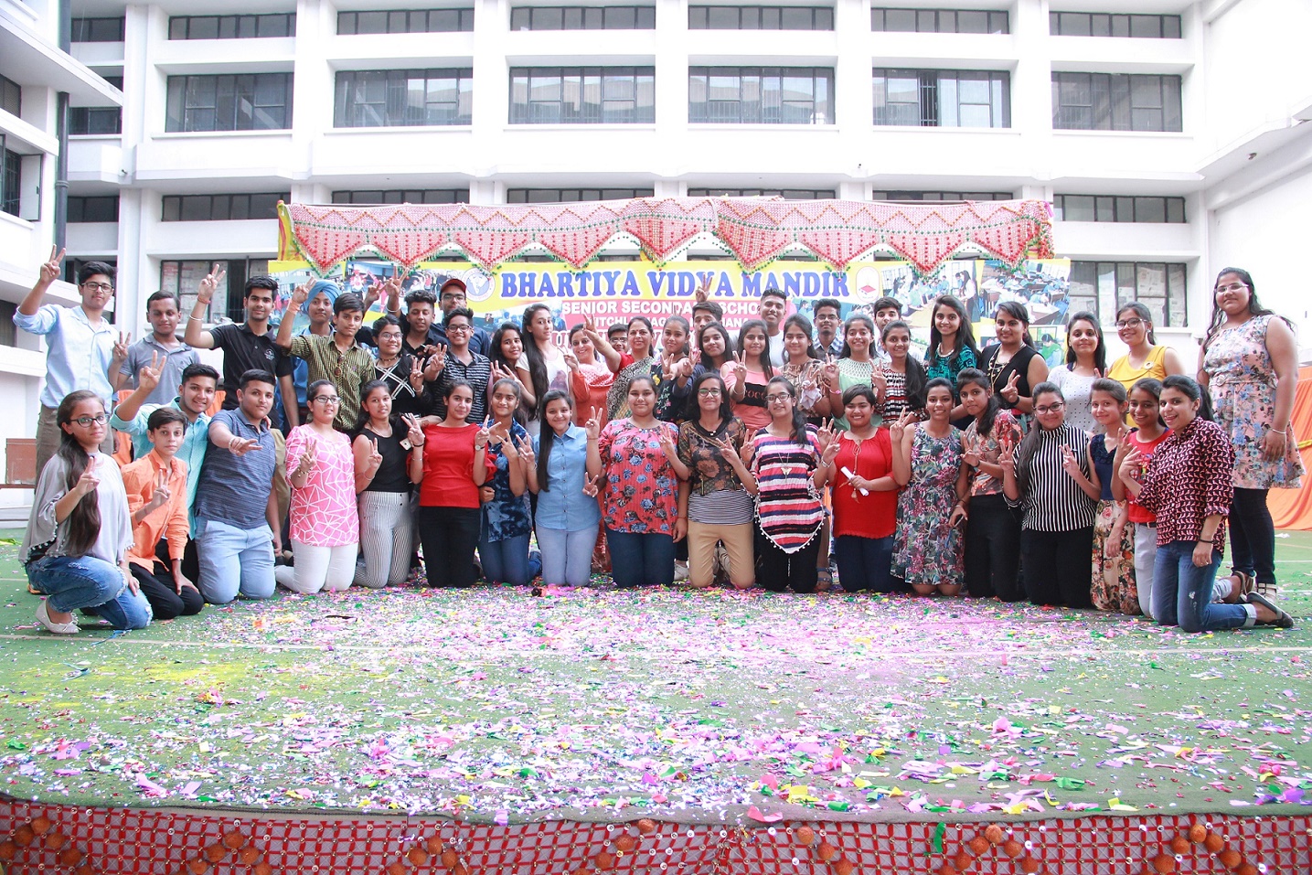 Class X Result - Scrupulous Success of B.V.M. Kitchlu Nagar’s Succeeders