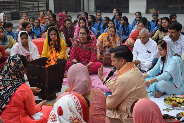 Bhartiya Vidya Mandir Kitchlu Nagar celebrated 2076th Vikrami Samvat with full fervor