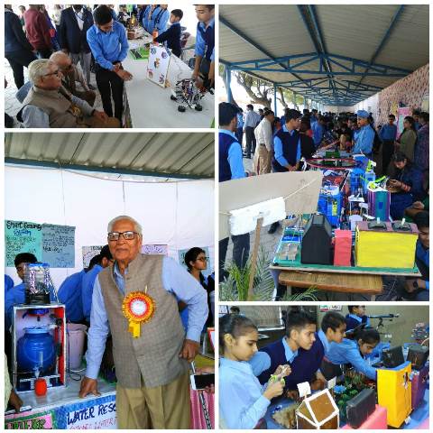 A marvelous train of 100 educational models dealt a slew of subjects in Bhartiya Vidya Mandir on Golden Jubliee Celebration
